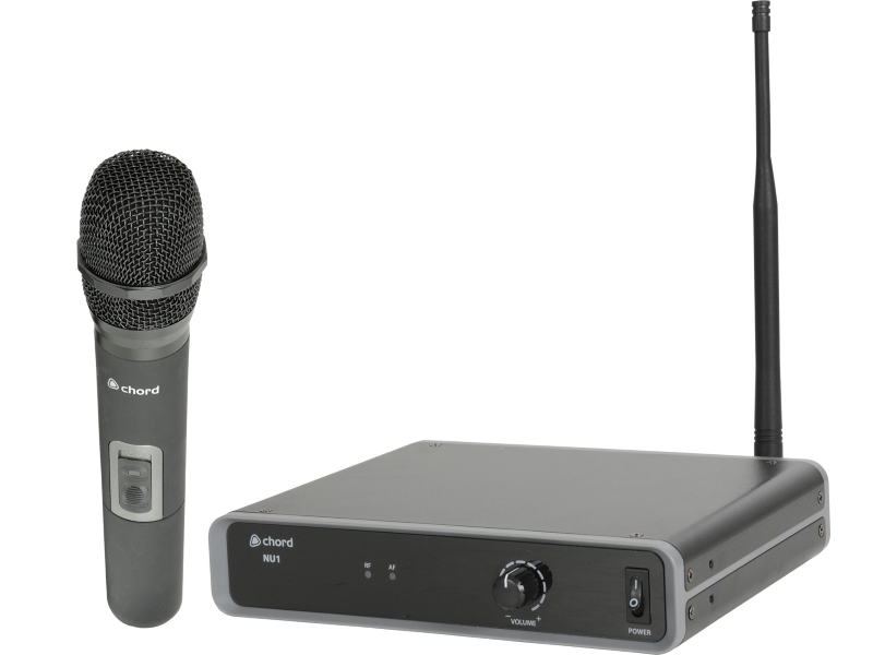 Chord-NU1-H---Microfono inalambrico UHF con emisor de mano
