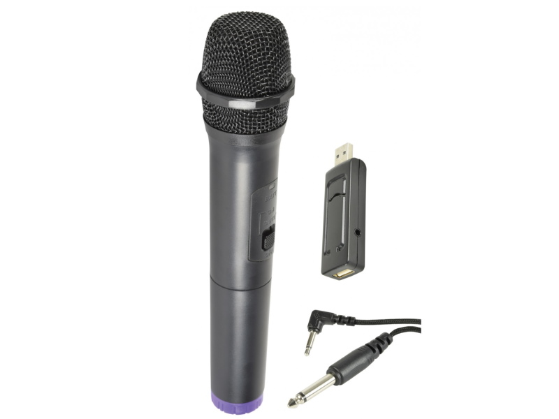 QTX U mic - microfono inalambrico UHF con USB y 1 micros de mano