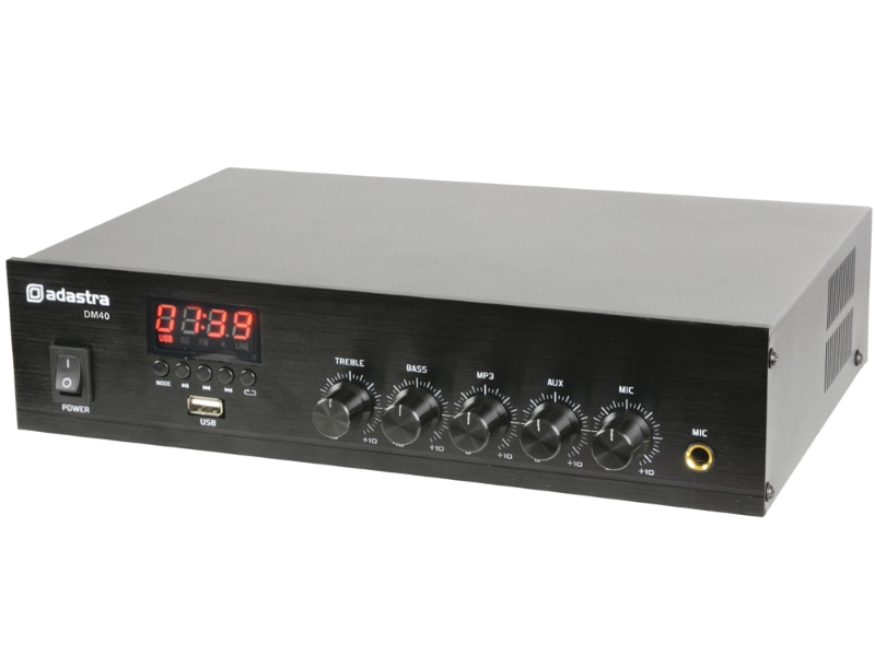 AD 953109 Adastra DM40-- Amplificador 40w USB/sd, Bluetooth y FM