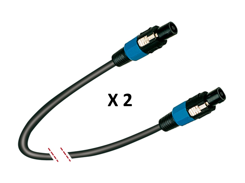 Mark MK 84-- 2 Cables de altavoz 5 mtrs 