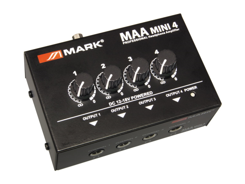 Mark MAA Mini 4 -- Amplificador 4 auriculares.