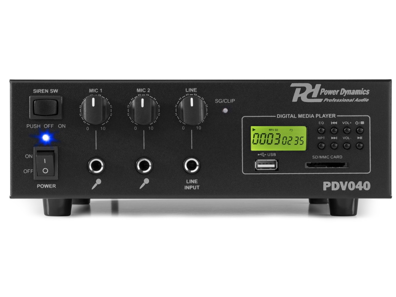 Power Dynamics PDV040 Amplificador 40w mono