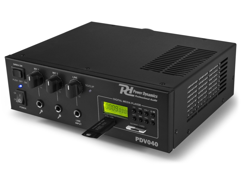 Power Dynamics PDV040 Amplificador 40w mono