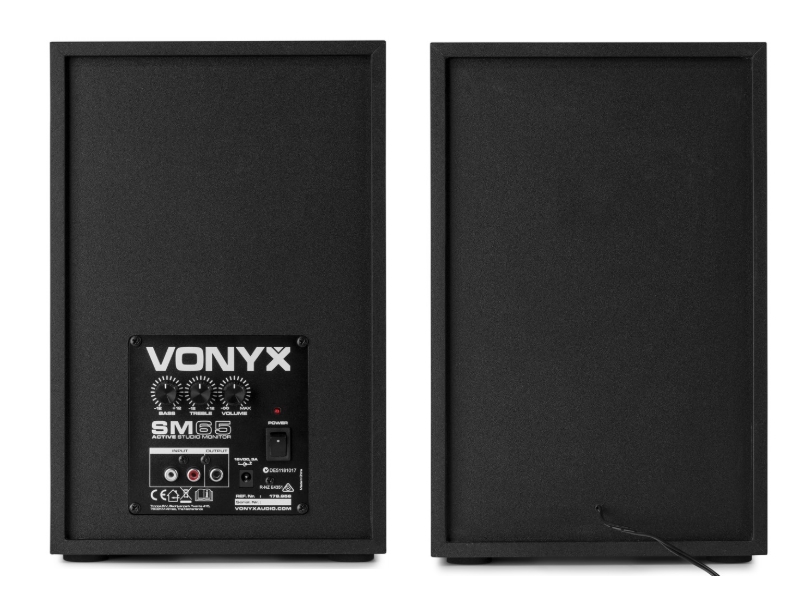 Vonyx SM65 Monitores de estudio activo 6,5"