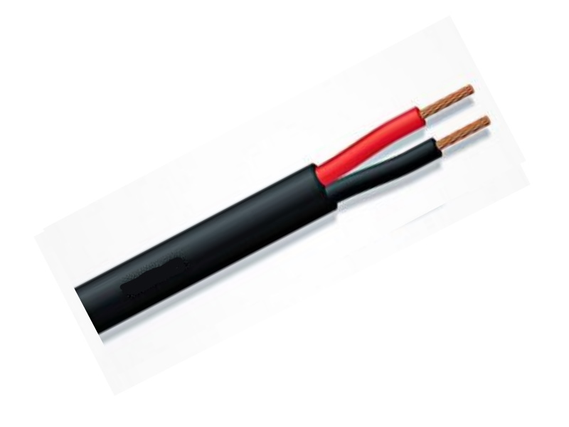 Audio Oferta -- Cable manguera de altavoz 2x1,5mm negro OFC