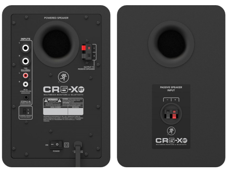 Mackie CR5-XBT- monitores de estudio 5" BT
