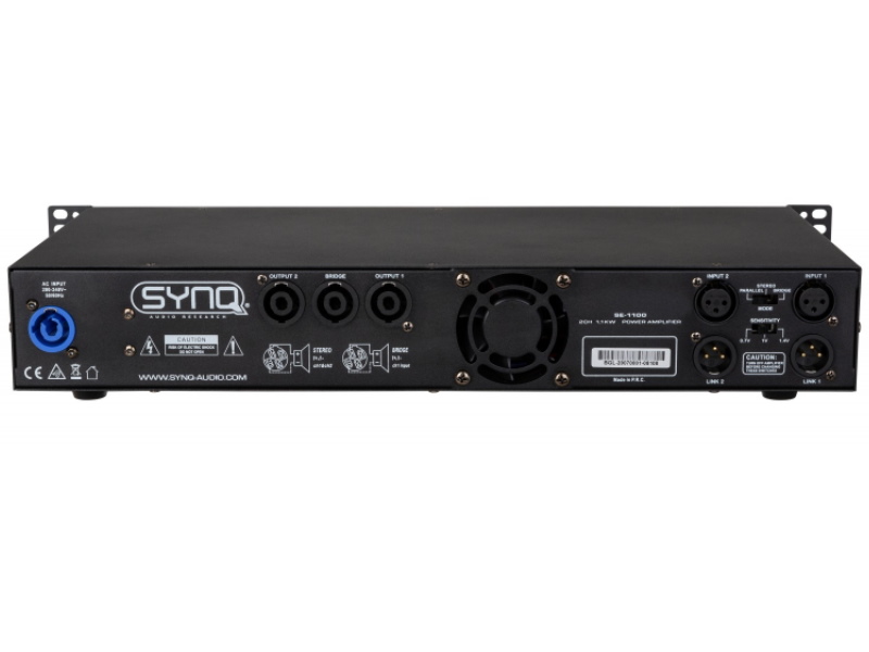 Synq SE-1100 --  Etapa de potencia 2 x 550w